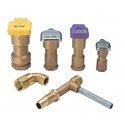 Key to the mouth of irrigation brass quick coupling TORO series 470