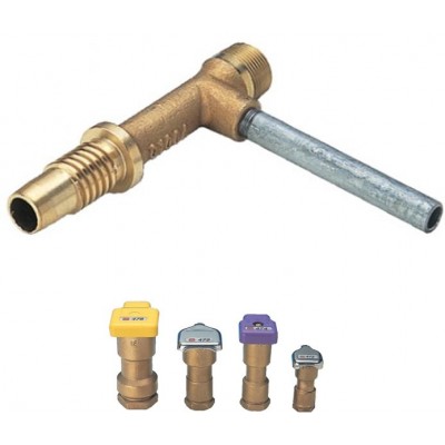 Key to the mouth of irrigation brass quick coupling TORO series 470
