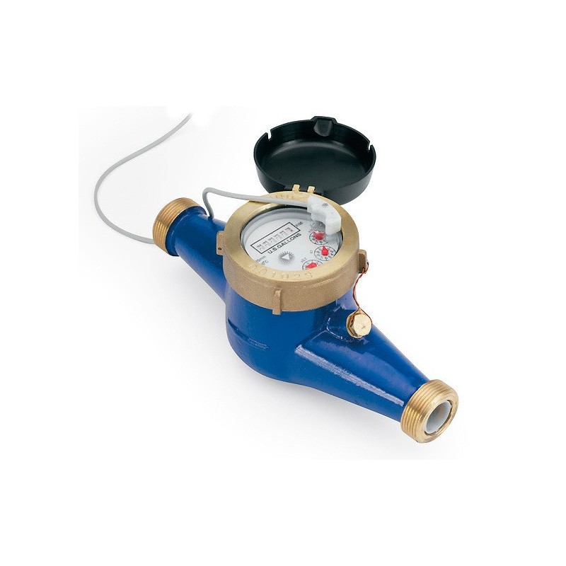 Caudalímetro con sensor de impulsos para programador de riego