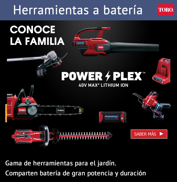 Gama de herramientas a bateria PowerPlex de TORO